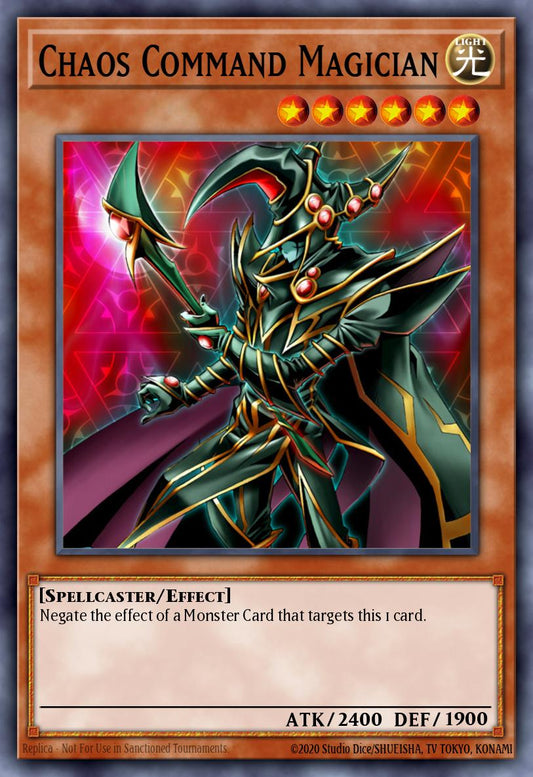 (068) YuGiOh TCG MFC: Magician's Force Single: Chaos Command Magician  Ultra Rare