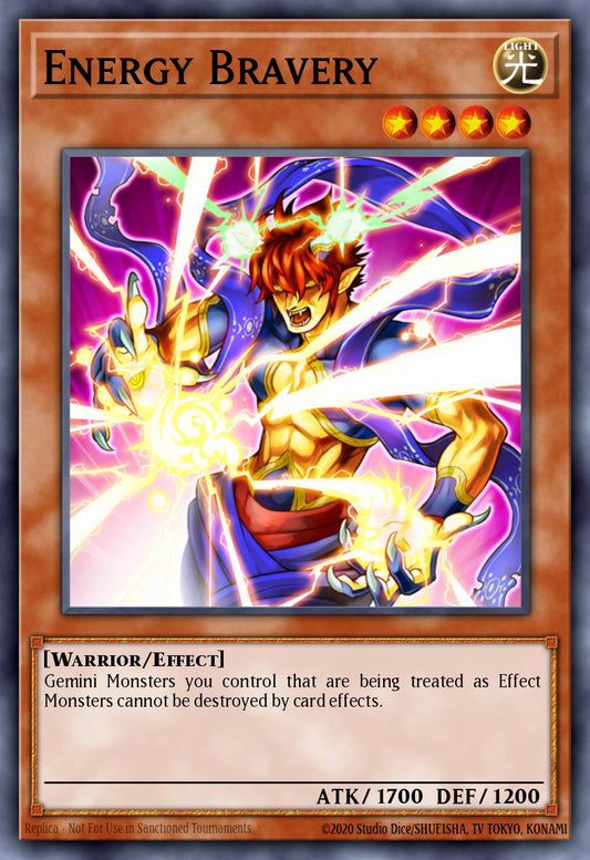 (033) YuGiOh TCG SOVR: Stardust Overdrive Single: Energy Bravery  Common