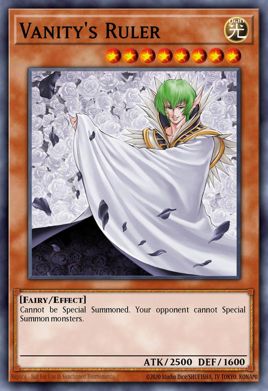 (061) YuGiOh TCG DUOV: Duel Overload Single: Vanity's Ruler  Ultra Rare
