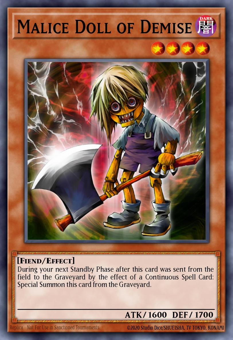 (163) YuGiOh TCG LCYW: Legendary Collection 3: Mega Pack Single: Malice Doll of Demise  Rare