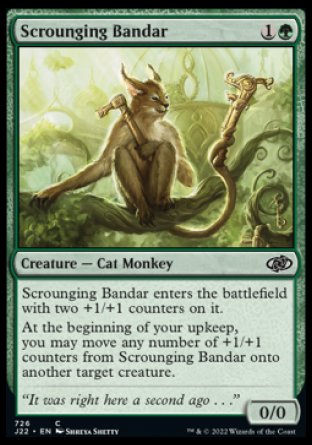 (726) Magic The Gathering Jumpstart 2022 Single: Scrounging Bandar  Common
