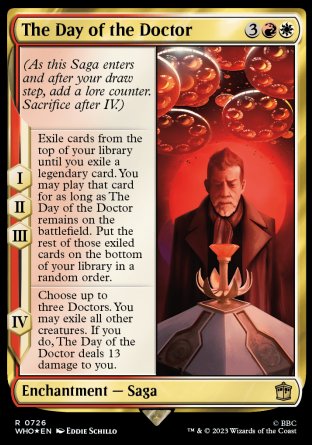 (726) Magic The Gathering Universes Beyond: Doctor Who: Extras Single: The Day of the Doctor  Rare