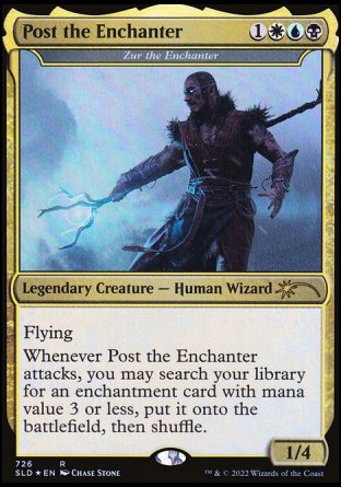 (726) Magic The Gathering Secret Lair Drop Series Single: Zur the Enchanter Holo Rare