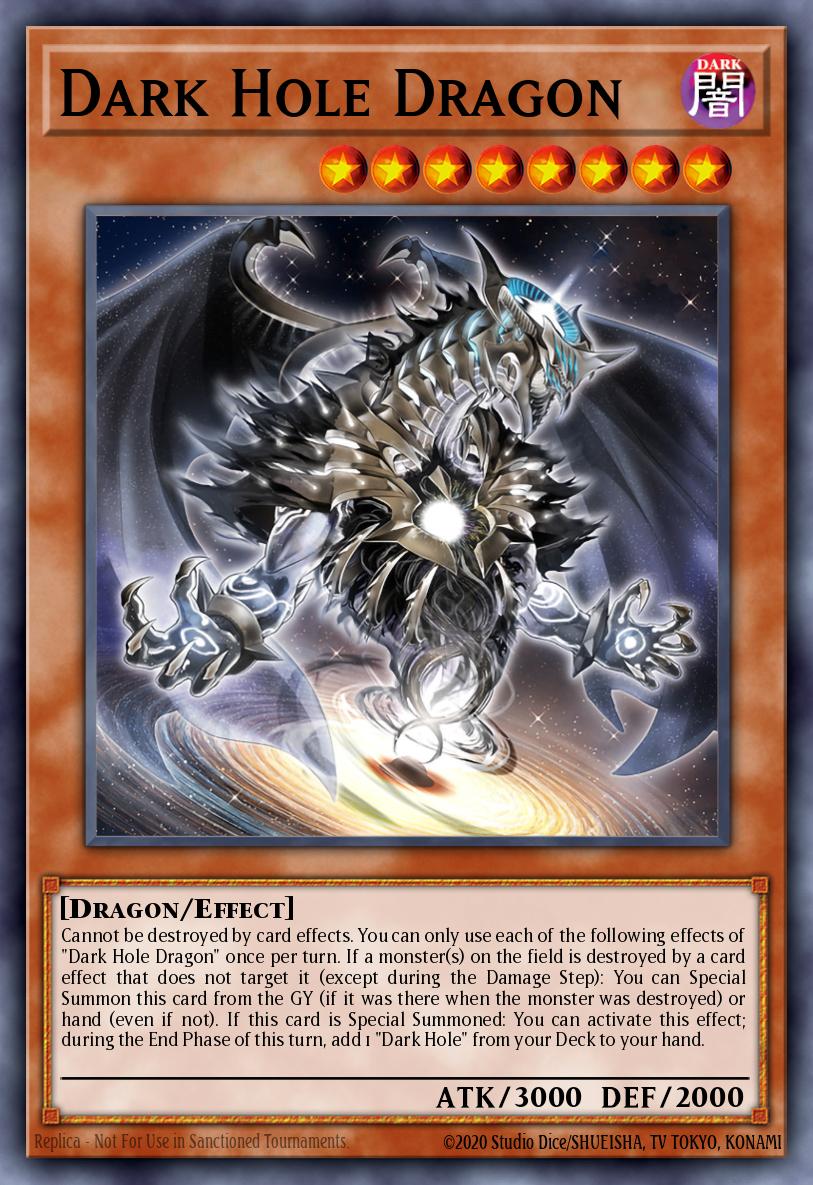 (117) YuGiOh TCG MP24: 25th Anniversary Tin: Dueling Mirrors Single: Dark Hole Dragon  Secret Rare