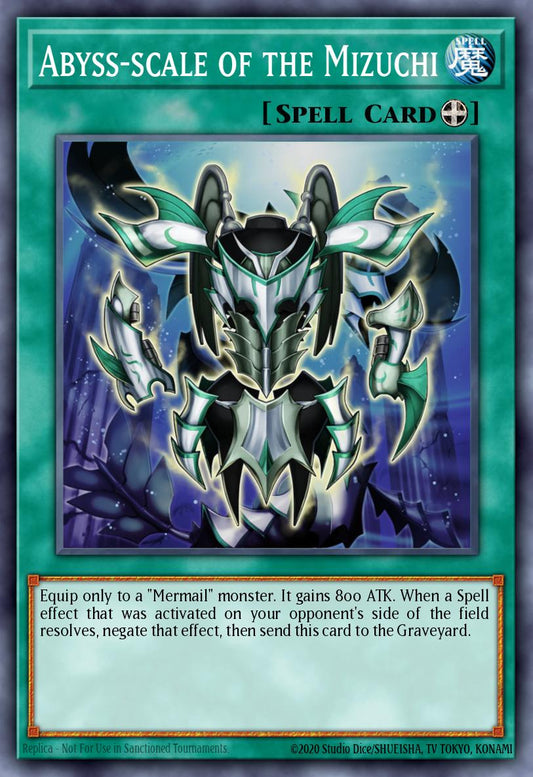 (040) YuGiOh TCG MP14: 2014 Mega-Tins Mega-Pack Single: Abyss-scale of the Mizuchi  Common