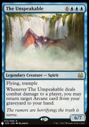 (013) Magic The Gathering The List Single: The Unspeakable  Rare