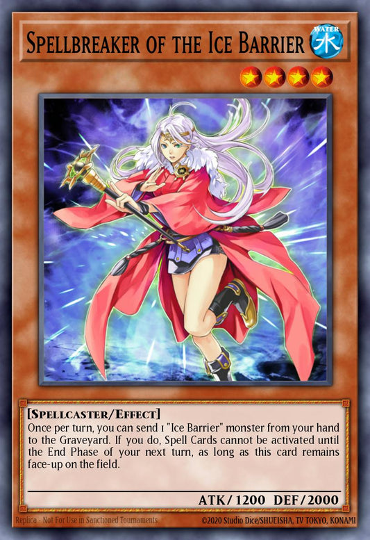 (041) YuGiOh TCG HAC1: Hidden Arsenal: Chapter 1 Single: Spellbreaker of the Ice Barrier (V.1 - Common)  Common