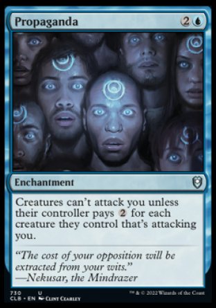(730) Magic The Gathering Commander Legends: Battle for Baldur's Gate: Extras Single: Propaganda  Uncommon