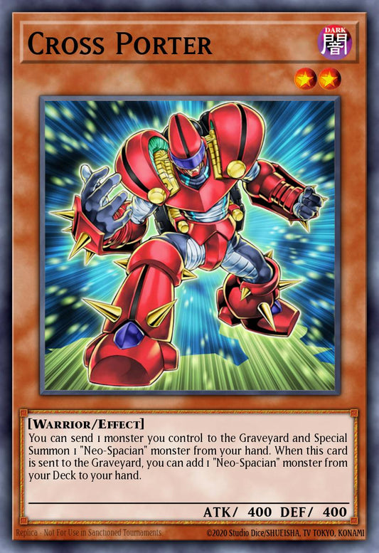 (002) YuGiOh TCG LODT: Light of Destruction Single: Cross Porter (V.2 - Common)  Common