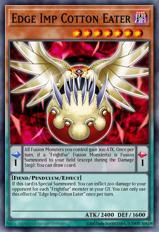 (227) YuGiOh TCG MP19: 2019 Gold Sarcophagus Tin Mega Pack Single: Edge Imp Cotton Eater  Common