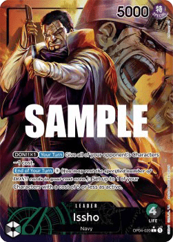 (020) One Piece TCG OP04: Kingdoms of Intrigue Single: Issho (OP04-020) (V.2)  Alternate Art