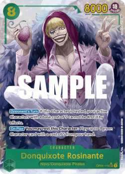 (119) One Piece TCG OP04: Kingdoms of Intrigue Single: Donquixote Rosinante (OP04-119) (V.2)  Alternate Art