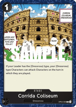 (096) One Piece TCG OP04: Kingdoms of Intrigue Single: Corrida Coliseum (OP04-096)  Common