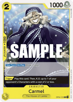 (101) One Piece TCG OP04: Kingdoms of Intrigue Single: Carmel (OP04-101)  Common