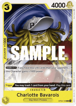 (106) One Piece TCG OP04: Kingdoms of Intrigue Single: Charlotte Bavarois (OP04-106)  Common