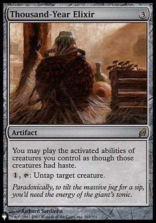 (263) Magic The Gathering The List Single: Thousand-Year Elixir  Rare