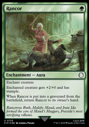 (733) Magic The Gathering Universes Beyond: Fallout: Extras Single: Rancor  Uncommon