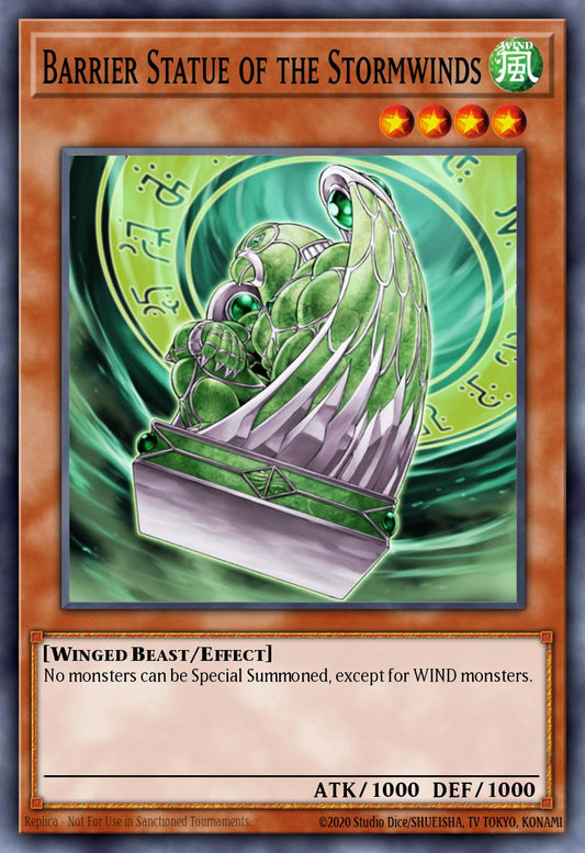 (114) YuGiOh TCG MAGO: Maximum Gold Single: Barrier Statue of the Stormwinds  Rare