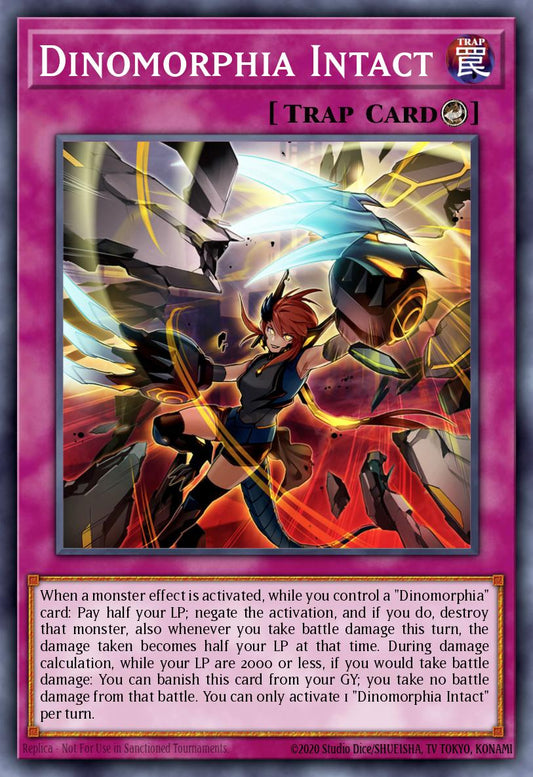 (200) YuGiOh TCG MP24: 25th Anniversary Tin: Dueling Mirrors Single: Dinomorphia Intact  Ultra Rare