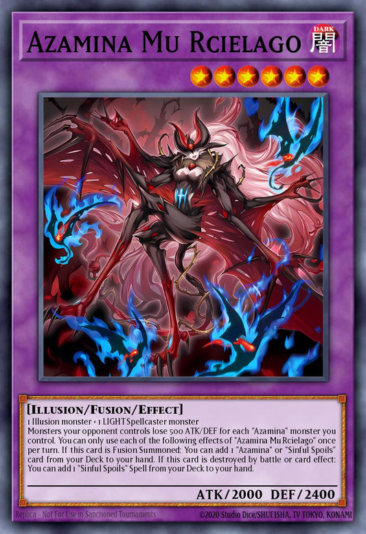 (011) YuGiOh TCG 25LP: Limited Pack World Championship 2025 Single: Azamina Mu Rcielago (V.4 - Secret Rare)  Secret Rare