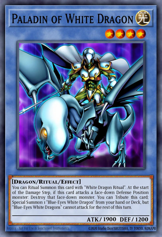 (026) YuGiOh TCG MFC: Magician's Force Single: Paladin of White Dragon  Ultra Rare