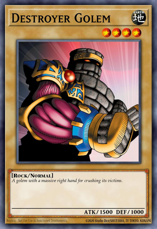 (040) YuGiOh TCG MRD: Metal Raiders Single: Destroyer Golem (V.1 - Common)  Common