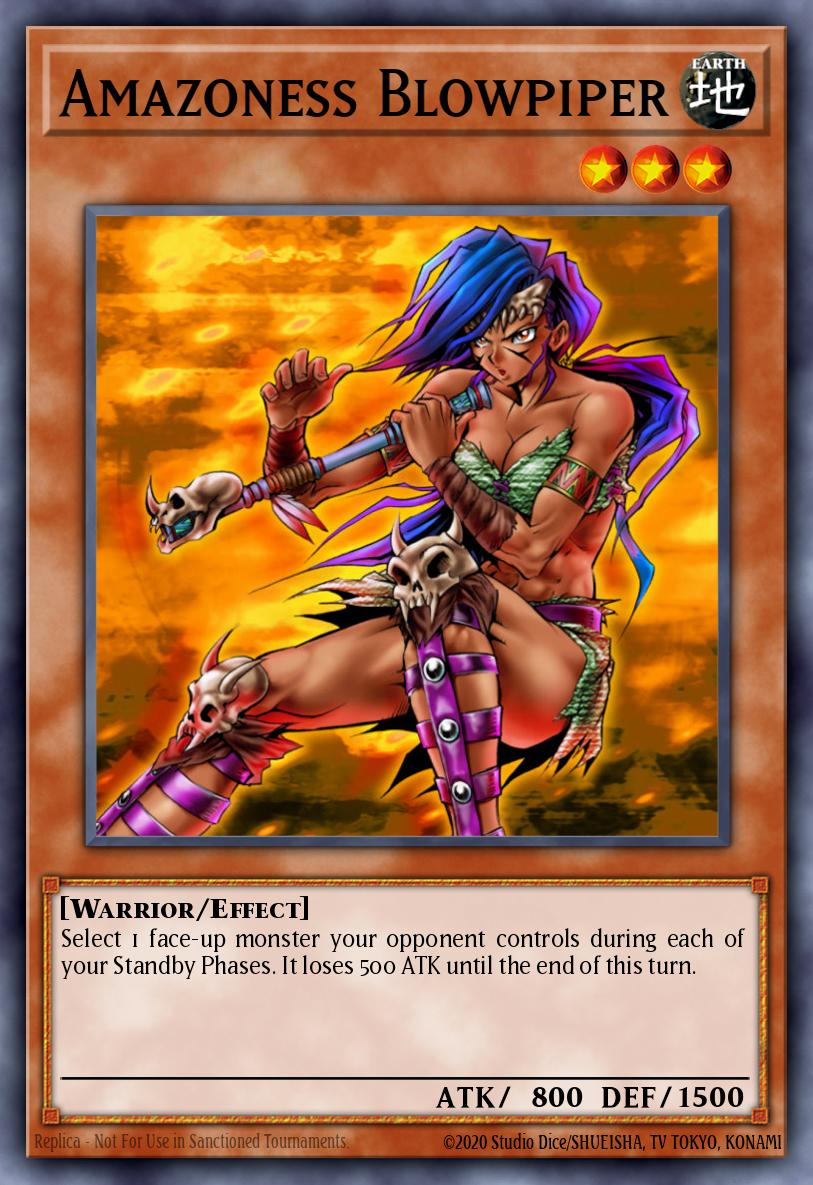 (062) YuGiOh TCG MFC: Magician's Force Single: Amazoness Blowpiper  Common