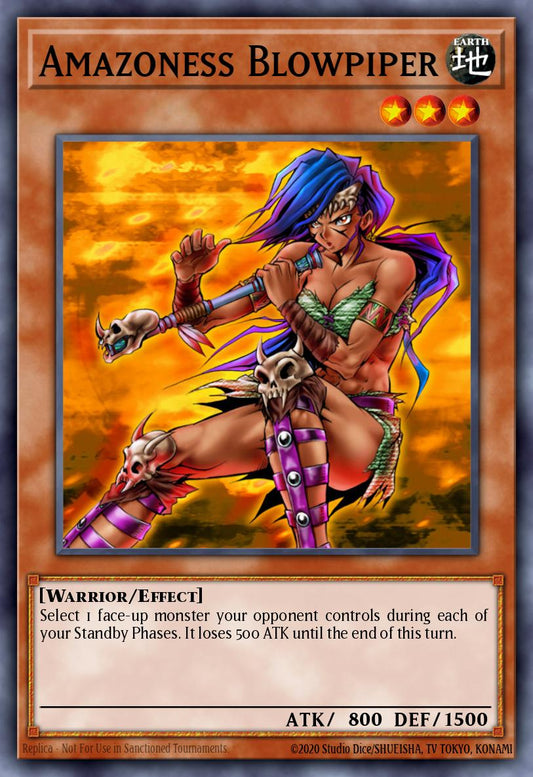 (062) YuGiOh TCG MFC: Magician's Force Single: Amazoness Blowpiper  Common