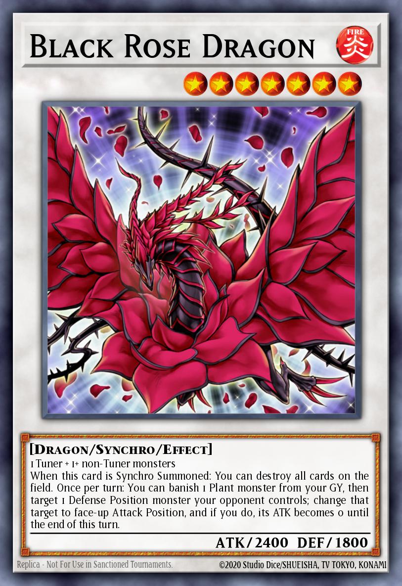 (057) YuGiOh TCG RA04: Quarter Century Stampede Single: Black Rose Dragon (V.6 - Collectors Rare)  Collectors Rare