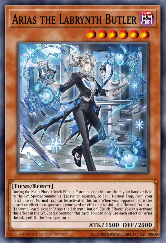 (116) YuGiOh TCG MP24: 25th Anniversary Tin: Dueling Mirrors Single: Arias the Labrynth Butler  Secret Rare