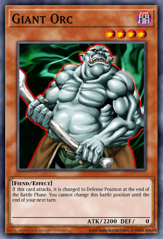 (012) YuGiOh TCG MFC: Magician's Force Single: Giant Orc  Common