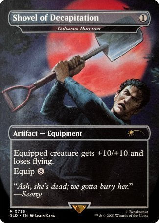 (736) Magic The Gathering Secret Lair Drop Series Single: Colossus Hammer  Rare