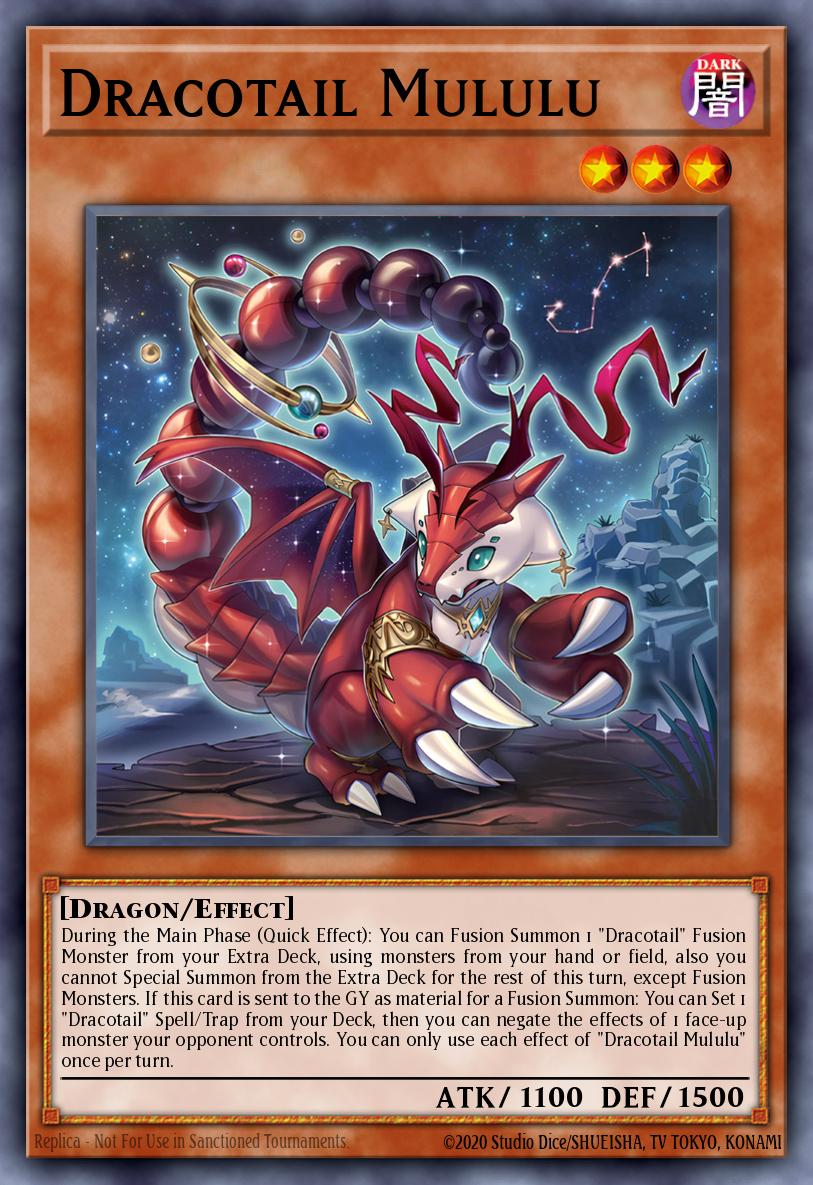 (005) YuGiOh TCG JUSH: Justice Hunters Single: Dracotail Mululu (V.1 - Ultra Rare)  Ultra Rare