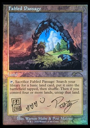 (737) Magic The Gathering Secret Lair Drop Series Single: Mountain Goat  Rare