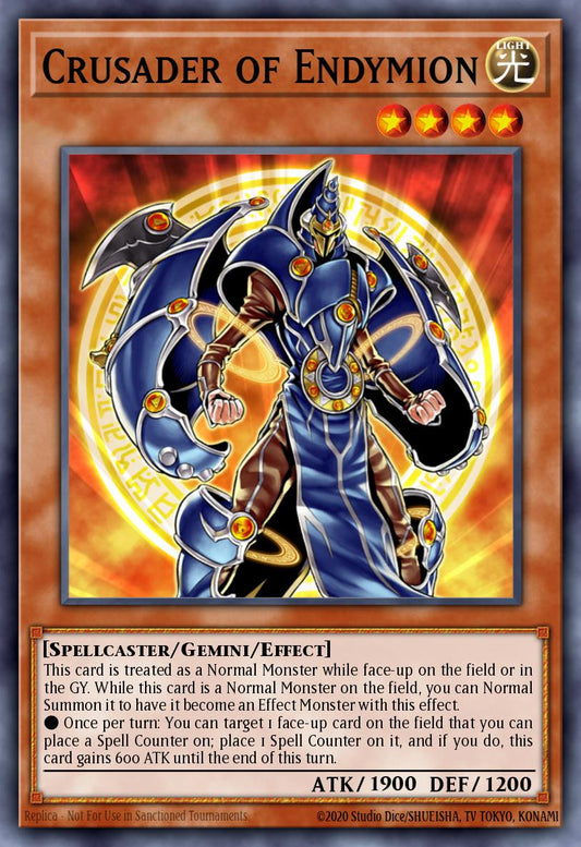 (030) YuGiOh TCG SOVR: Stardust Overdrive Single: Crusader of Endymion (V.1 - Ultra Rare)  Ultra Rare