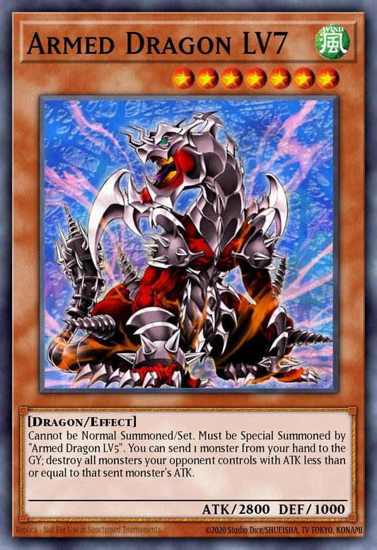 (205) YuGiOh TCG LCYW: Legendary Collection 3: Mega Pack Single: Armed Dragon LV7  Common