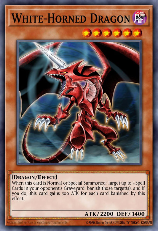 (164) YuGiOh TCG LCYW: Legendary Collection 3: Mega Pack Single: White-Horned Dragon  Super Rare