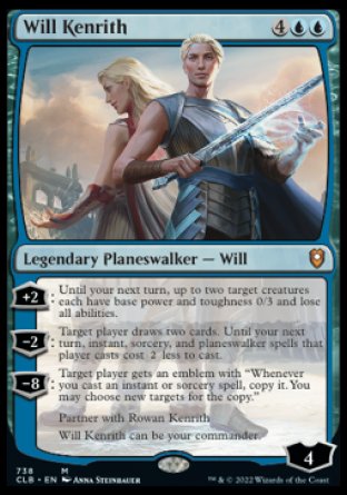 (738) Magic The Gathering Commander Legends: Battle for Baldur's Gate: Extras Single: Will Kenrith  Mythic
