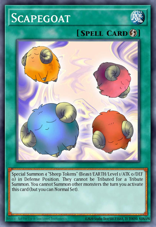(066) YuGiOh TCG LCJW: Legendary Collection 4: Mega Pack Single: Scapegoat  Secret Rare