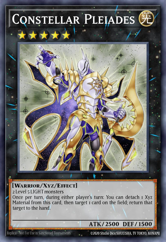 (164) YuGiOh TCG RA04: Quarter Century Stampede Single: Constellar Pleiades (V.1 - Platinum Secret Rare)  Platinum Secret Rare