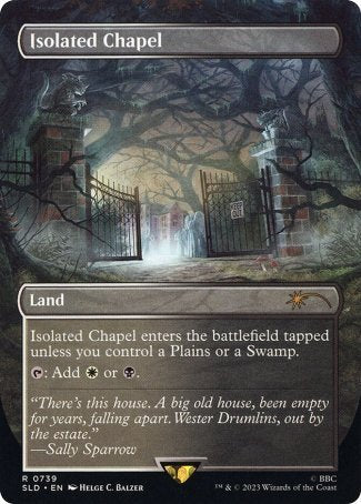 (739) Magic The Gathering Secret Lair Drop Series Single: Isolated Chapel Holo Rare
