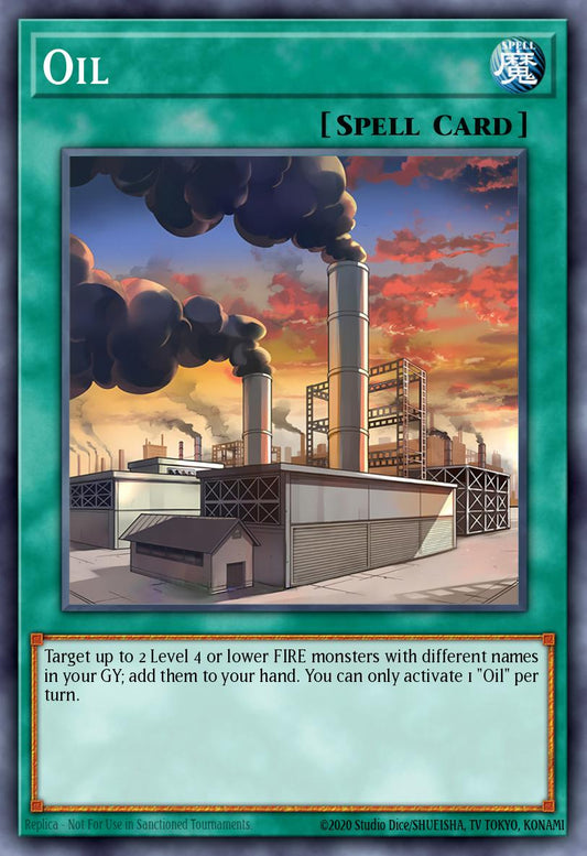 (026) YuGiOh TCG BLTR: Battles of Legend: Terminal Revenge Single: Oil  Secret Rare