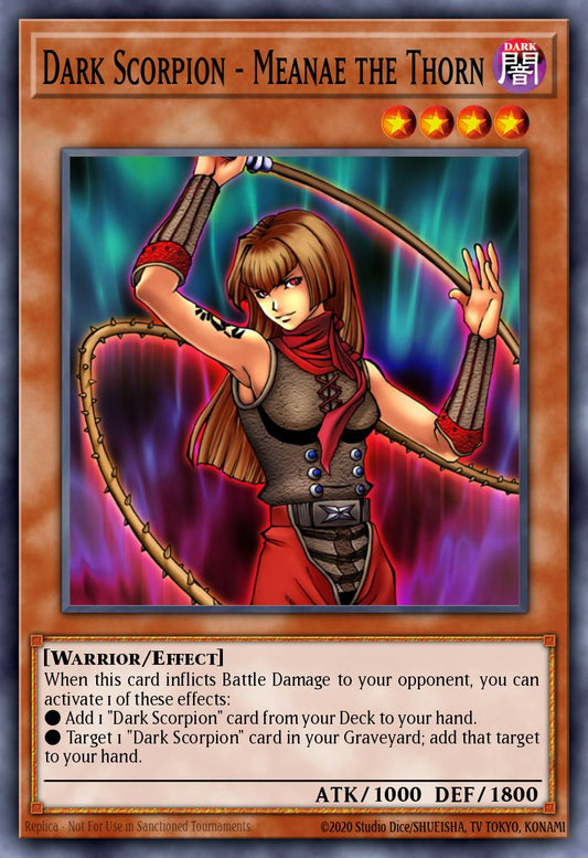(061) YuGiOh TCG DCR: Dark Crisis Single: Dark Scorpion - Meanae the Thorn (V.1 - Common)  Common