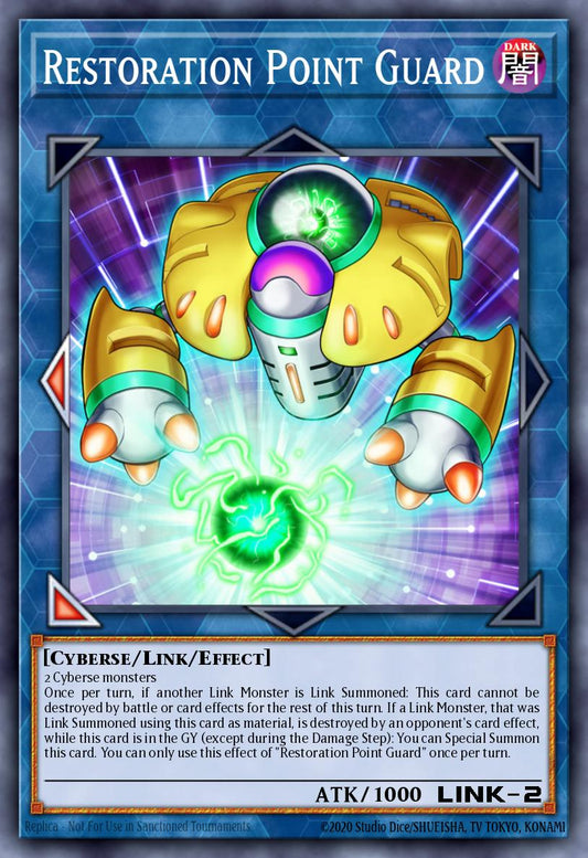 (100) YuGiOh TCG MP19: 2019 Gold Sarcophagus Tin Mega Pack Single: Restoration Point Guard  Common