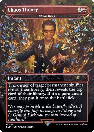 (741) Magic The Gathering Secret Lair Drop Series Single: Chaos Warp (V.1)  Rare