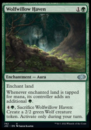 (742) Magic The Gathering Jumpstart 2022 Single: Wolfwillow Haven  Uncommon