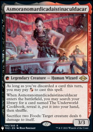(186) Magic The Gathering The List Single: Asmoranomardicadaistinaculdacar  Rare