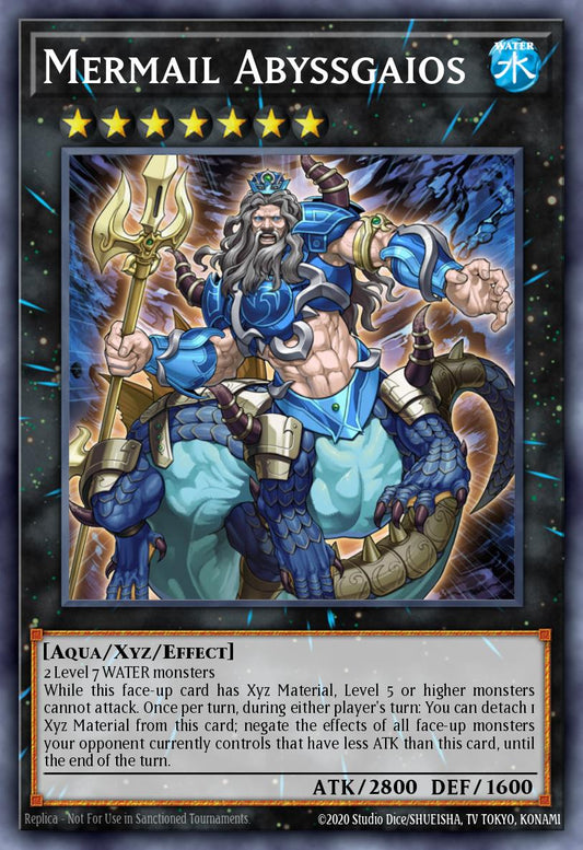 (065) YuGiOh TCG RA04: Quarter Century Stampede Single: Mermail Abyssgaios (V.2 - Ultra Rare)  Ultra Rare