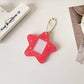 Photocard Holder: Star Shape: Glitter Red