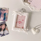 Photocard Holder: Plush Bow: White